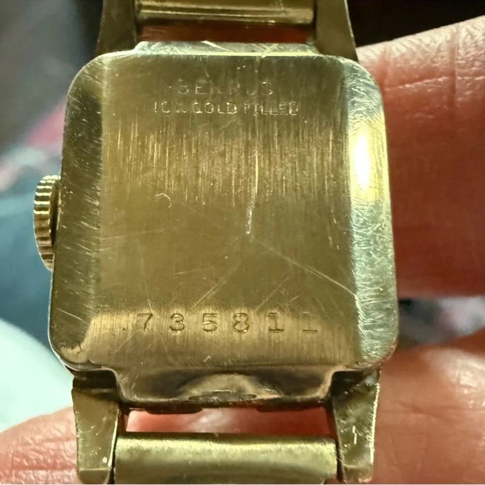 Vintage‎ Benrus 17J Manual Wind Ladies Watch 10K RGP Swiss Working